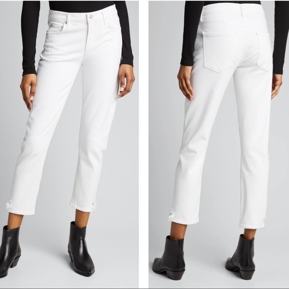 Agolde Toni Mid Rise Distressed Hem Jeans size 25 - Picture 6 of 8